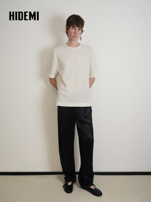 HIDEMI 真皮羊皮玛丽珍鞋浅口单鞋芭蕾舞鞋铆钉一字扣平底鞋 商品图7