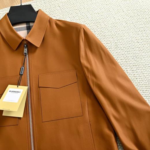 F0331104春季新款复古内里格子大方优雅翻领夹克长袖外套 商品图10