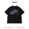 SDSA男装2026新款高贵轻奢潮牌抽象涂鸦印花圆领短袖T恤百搭时尚 商品缩略图0