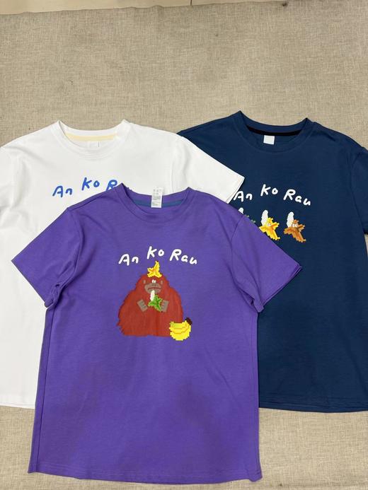 F033173春夏新品情侣款休闲时尚日常百搭全棉圆领短袖T恤 商品图0