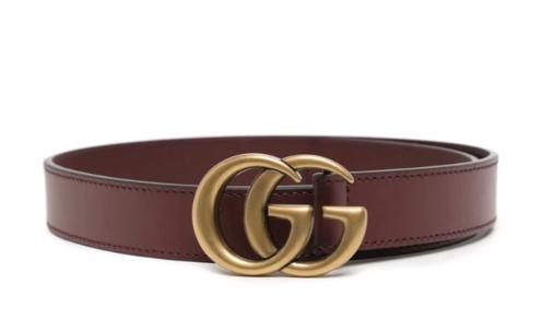 GUCCI 古驰 儿童经典双G板扣腰带皮带 红色 432707 1AAOS 6123 L(建议腰围65-75cm) 商品图0