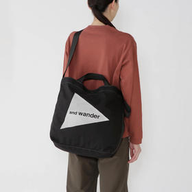 and wander recycle OX logo tote bag 环保面料机能性斜挎托特包