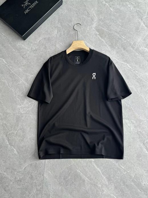 F0331109夏季新款时尚百搭柔软亲肤压胶液氨无痕圆领短袖T恤 商品图7