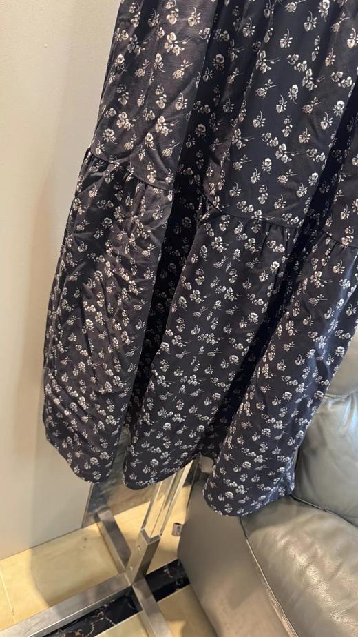 F033119春夏新款多层褶皱拼接设计灵动飘逸透气亲肤高腰A字大摆长裙 商品图5