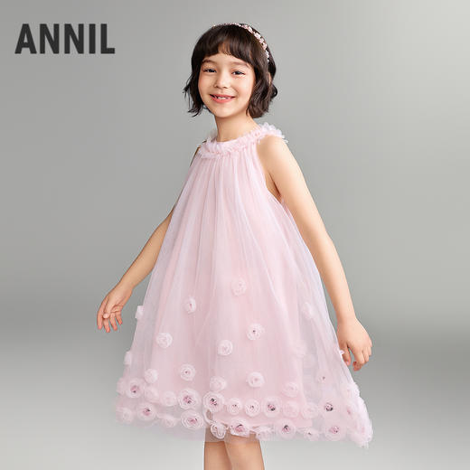 【实体店同款】女童礼裙夏季新款安奈儿童装AG623199 商品图1