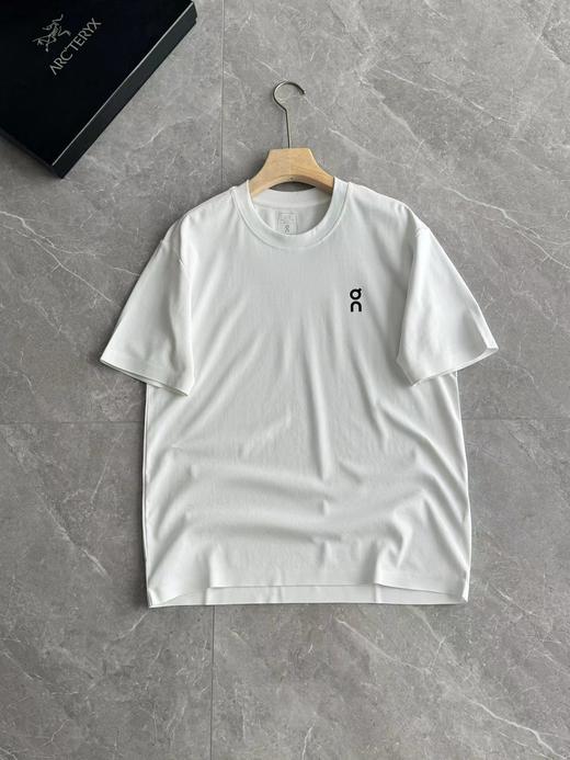 F0331109夏季新款时尚百搭柔软亲肤压胶液氨无痕圆领短袖T恤 商品图9