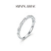 ShiningHouse[培育] 18k金钻石戒指 排钻戒指人工真钻人造钻石K金戒指设计感简约钻石戒指悦己送礼臻选【此商品不支持7天无理由退货退款】预计3日发货 商品缩略图1