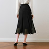 【商场同款】诗凡黎黑色半身裙2025夏新款A字长款纱裙3G4140551 商品缩略图4