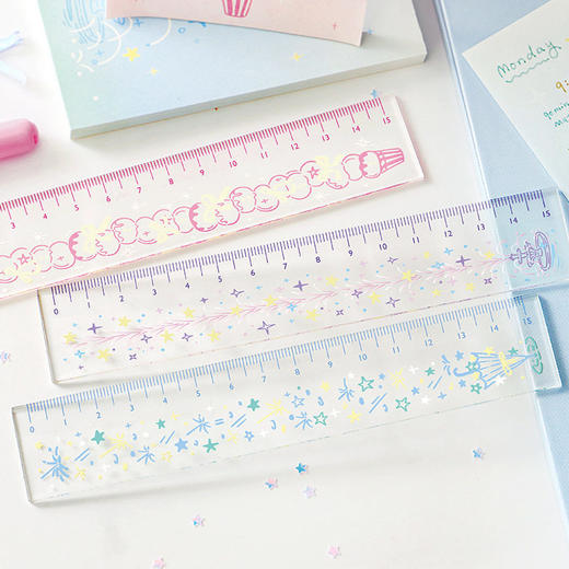 NOTE FOR星星不打烊系列亚克力尺子 商品图1