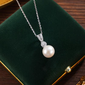 子佩集【时迹流光】银S925珍珠惜王妃套链项链【P2665】双色V单环2602