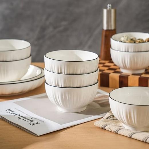 【春日焕新】灼瓷·奶白陶瓷餐具（瓷质厚实 釉面细腻 可蒸可烤可微波） 商品图4