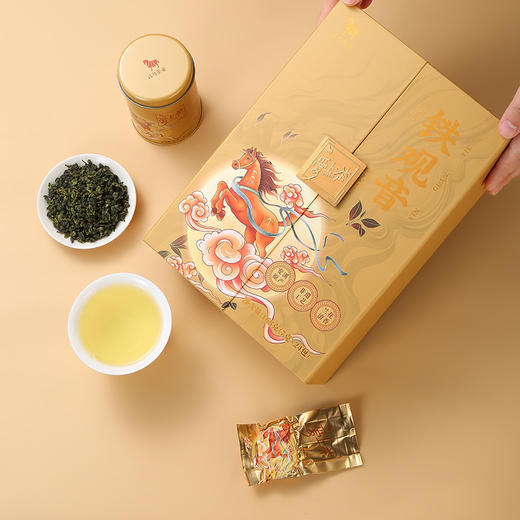 八马茶业 | 爱上茶乌龙茶铁观音茶叶礼盒装168g 商品图3