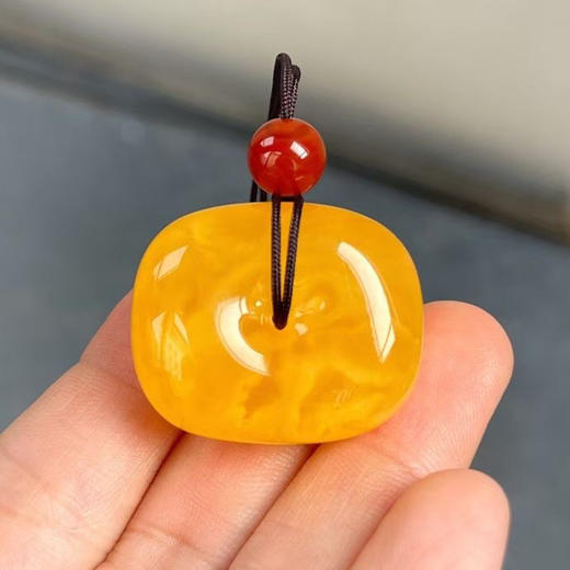 【青山特惠】小精品俄料满蜜黄花蜡蜜蜡藏扣，7.35克 m49 商品图4