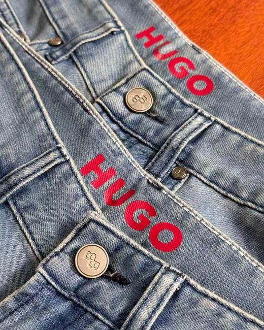 F033194春季新款复古商务休闲百搭日常通勤水洗牛仔裤长裤 商品图2