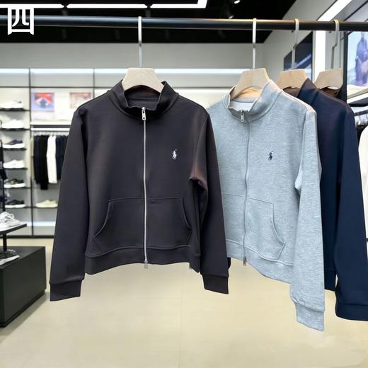 F0331123女款刺绣云心棉立领设计短款拉链外套夹克 商品图3