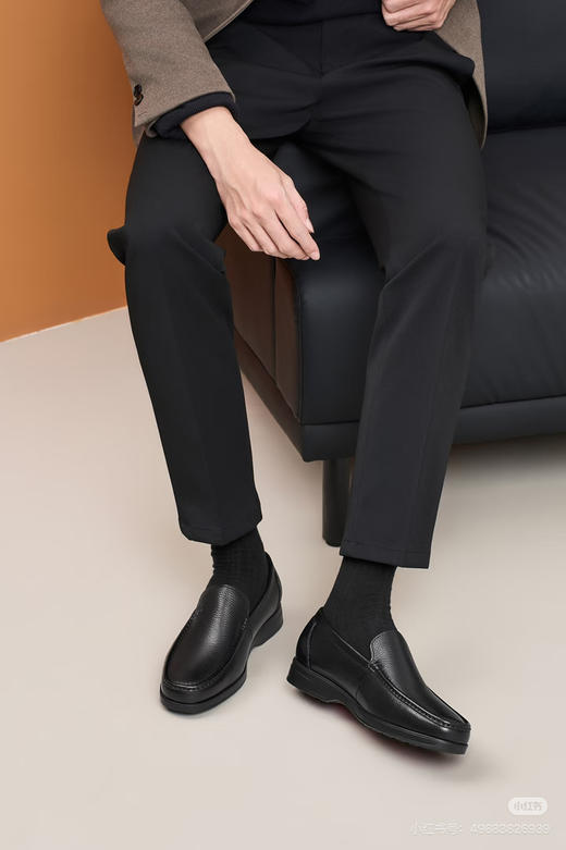 331-3 圆正限量 巨好穿 SC 26新款 商务休闲男鞋 一脚蹬男鞋 户外免系带男鞋 商品图9