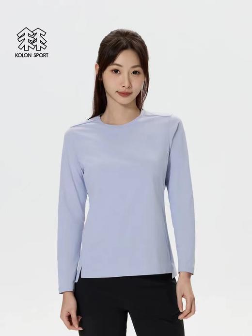 F033114夏季新款户外运动女士休闲上班速干长袖防晒衣宽松圆领T恤 商品图11