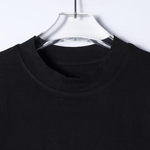 SDSA男装2026新款高贵轻奢韩系极简风纯色圆领短袖T恤宽松百搭潮 商品图1