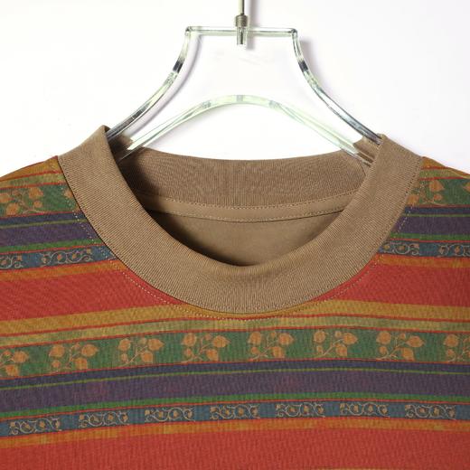 SDSA男装2026新款高贵轻奢潮牌时尚趣味条纹圆领短袖T恤百搭上衣 商品图1