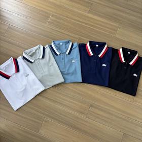 F033174夏季新款商务休闲时尚百搭翻领刺绣T恤短袖POLO衫