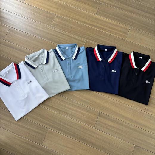 F033174夏季新款商务休闲时尚百搭翻领刺绣T恤短袖POLO衫 商品图0