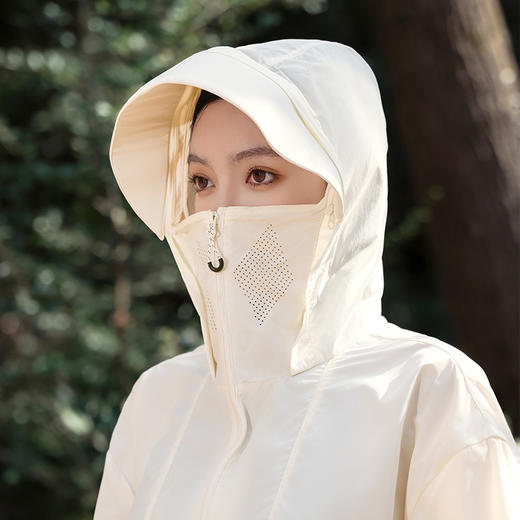 柏希和同款户外防晒衣女防紫外线凉感皮肤衣冰丝轻薄透气防晒外套 商品图2