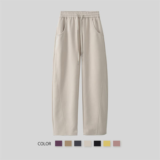 百媚生 春夏休闲运动裤高腰宽松香蕉卫裤QW01 商品图3