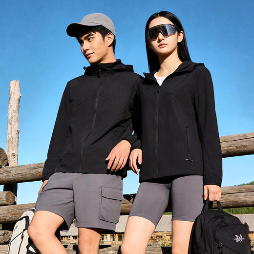 新款户外冰丝防晒衣女夏季防紫外线透气防晒外套登山骑行防晒服男 商品图3
