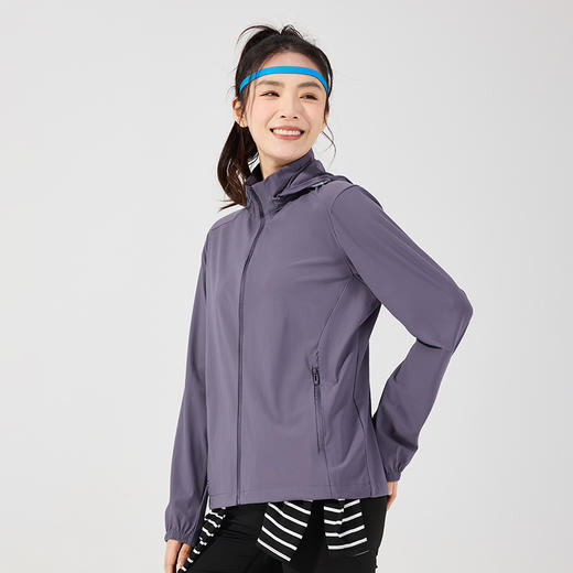 新款原纱防晒衣女户外防紫外线轻薄透气防晒外套男夏季骑行防晒服 商品图2