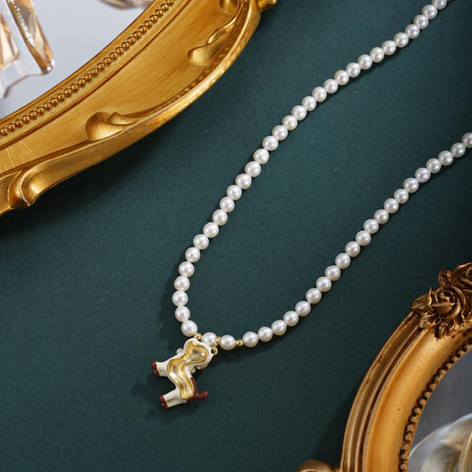 子佩集【家有萌犬】珍珠惜王妃项链【XXXL035】小狗2602 商品图5