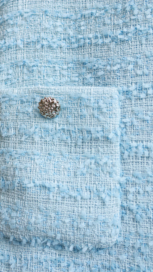 蓝调时刻|法式独特小香连衣裙 商品图3