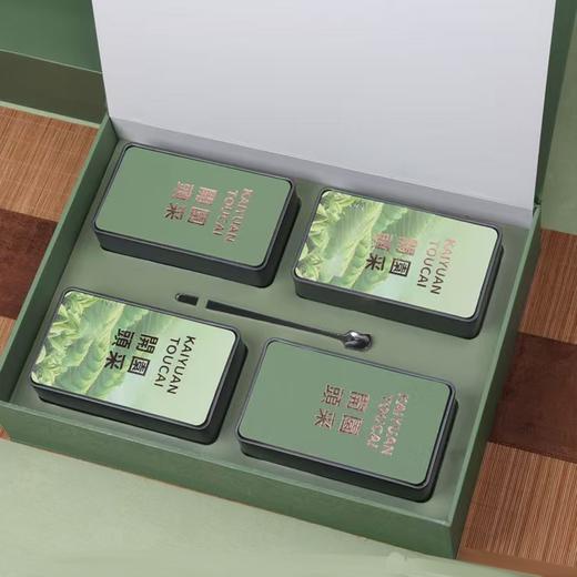 开园頭采【浅绿.4罐+茶勺】35元1套.整箱14套 商品图3