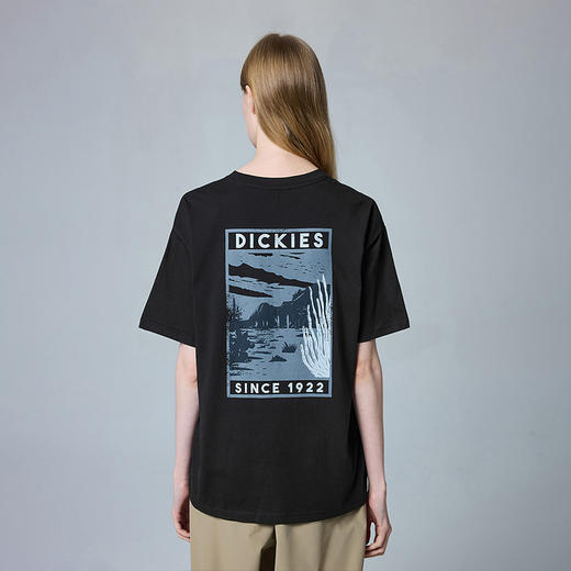 Dickies宽松版型 背后大印花短袖T恤 休闲潮流男女情侣上衣 DK0A8823 商品图3