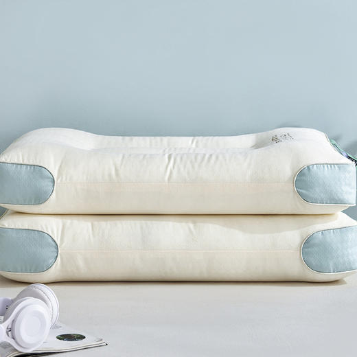 【云柔亲肤！透气不闷】超柔A类母婴级枕芯立体护肩枕头单人一对颈椎枕护颈枕羽丝绒枕芯。xa 商品图2