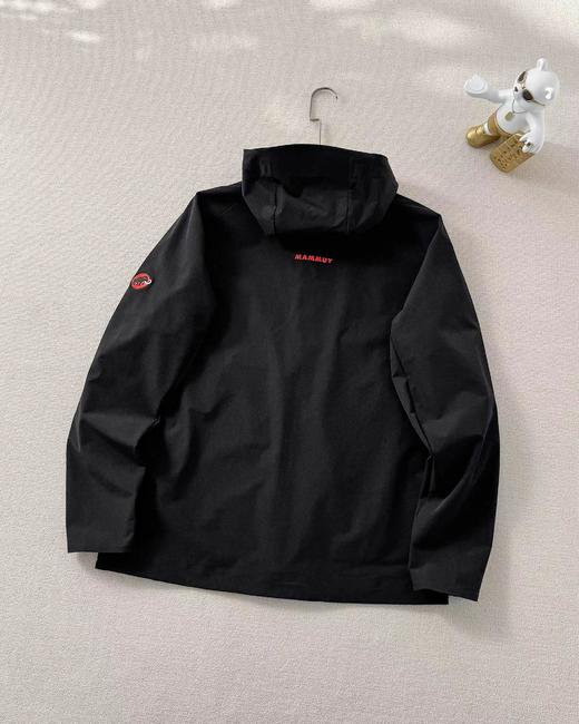 F0331102春季新款压胶软壳情侣连帽防风防泼水薄款夹克外套 商品图12