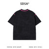 SDSA男装2026新款高贵轻奢日系简约撞色织带圆领短袖T恤百搭上衣 商品缩略图4