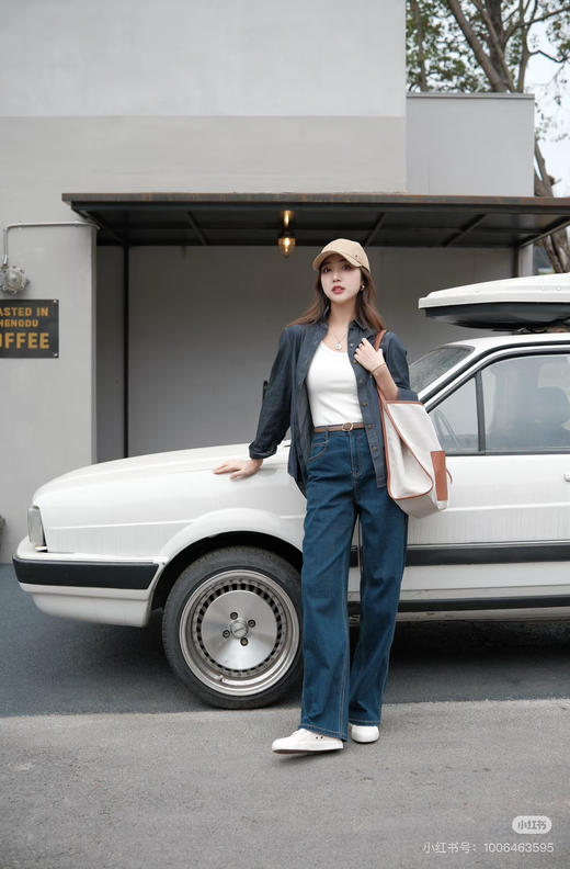 【秒杀价已调 直接拍】之禾 土壤牛仔 九分 直筒裤［有弹力哦］ 商品图2