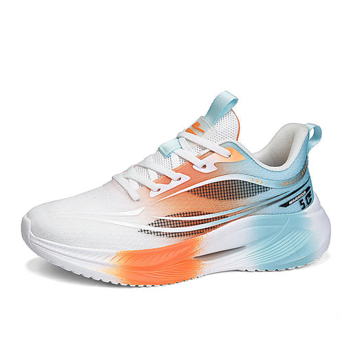 回力男鞋跑步运动鞋春季新款透气网面鞋渐变厚底缓震软底休闲鞋子 WXY(ZA)-4595 商品图1