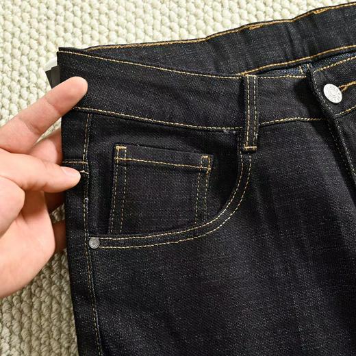 F0331105春季新款时尚百搭日常通勤男士水洗休闲牛仔长裤 商品图9