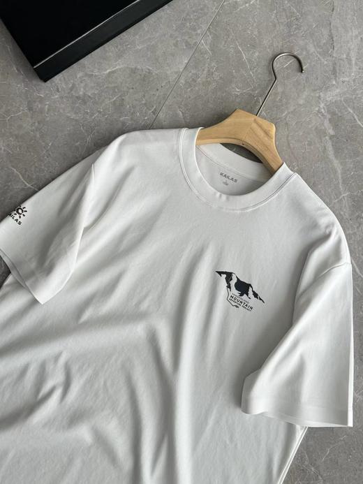 F0331108夏季新款时尚百搭亲肤压胶液氨无痕圆领短袖T恤 商品图11