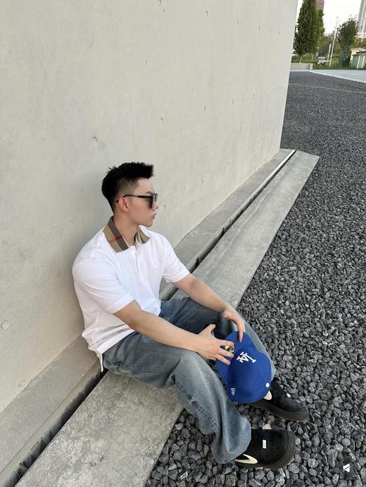 付款减库存！！Burberry 经典格纹领 Polo 衫 经典常青款        格子领短袖 商品图13