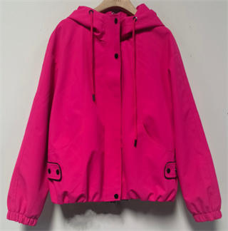 NC连帽净色束摆抽绳风衣外套60107春季005261636165 商品图0