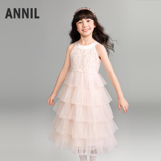 【实体店同款】女童礼裙夏季新款安奈儿童装AG623171 商品图0