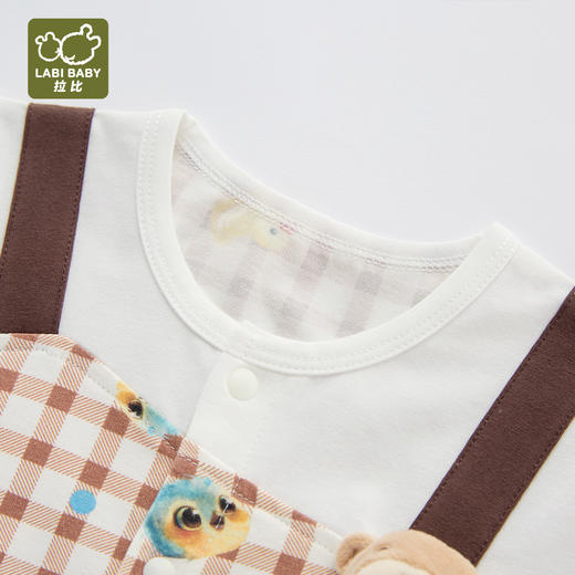 拉比童衣夏拉比熊背带连体衣j6LZBC103512 商品图4