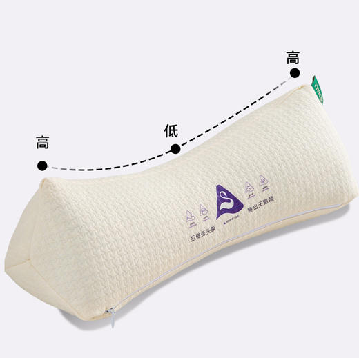 酸枣壳+荞麦深睡枕！赫兰希HENACL 深睡护颈三角枕 无缝贴合支撑睡姿不受限 酸枣壳+苦荞麦立体支撑不塌陷 商品图3