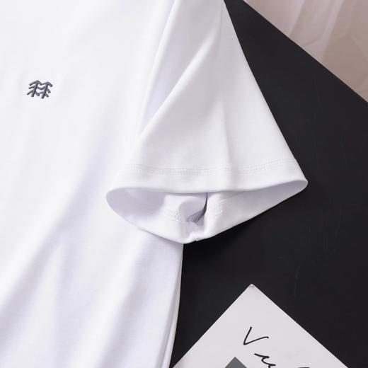 F033161春夏季新款亲肤透气厚实挺括简约百搭刺绣短袖T恤 商品图13