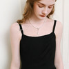 【商场同款】诗凡黎黑色修身吊带连衣裙2025夏新款女3G4190121 商品缩略图3