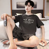 睡衣男士夏季纯棉短袖短裤舒适卡通居家薄款青少年家居服套装  JL-YS9020 商品缩略图3
