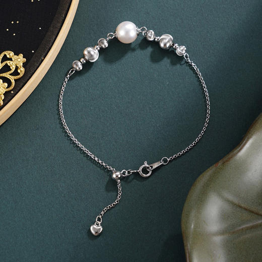 子佩集【珍爱同频】银S925珍珠惜王妃手链【YY7448】双色光珠2602 商品图1