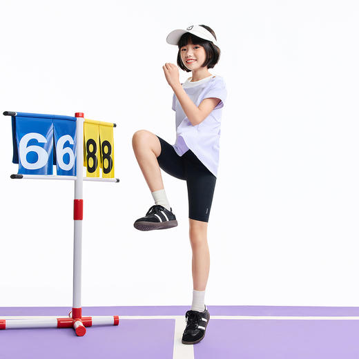 女童圆领短袖针织衫夏季新款安奈儿童装EG621686 商品图3